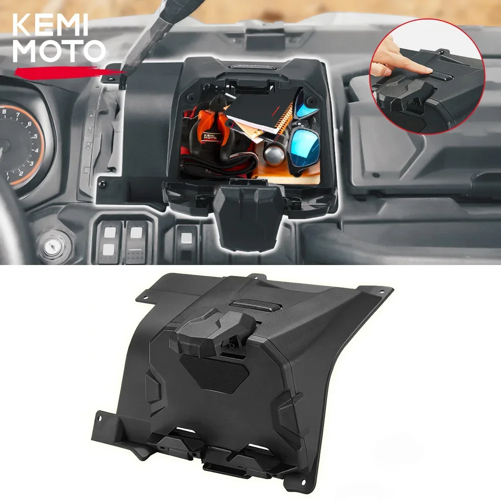 Electronic Device Holder for Can-Am Defender HD5 HD8 HD10 MAX with Storage Box Organizer Plastic Device Phone Tablet GPS Mounts