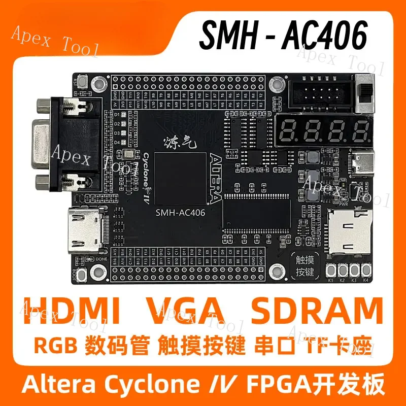 FPGA-ontwikkelbord HDMI VGA SDRAM Cyclone IV ALTERAAC406