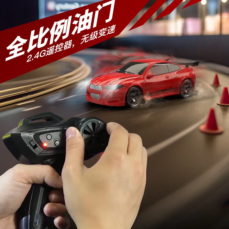 Kf20 1/43 Mini voiture à dérive Rc à grande échelle 4wd véhicule de bureau Rc Simulation de modèles télécommandés jouets pour enfants cadeaux de noël