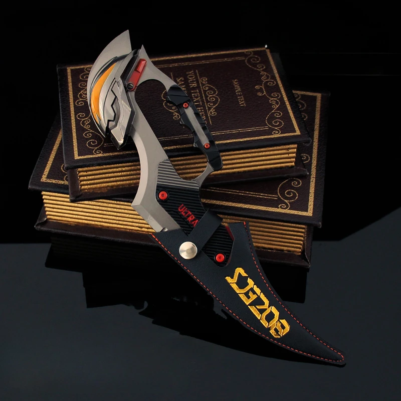 27 cm Neue Arena Breakout Beliarok Spiel Umgebung Metall Große Nahkampf Arme Modell Desktop Dekoration Ornamente Geburtstag Geschenke Spielzeug