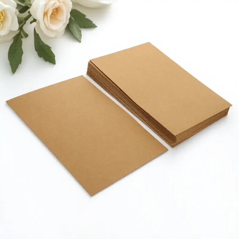

20Pcs A4 Kraft Paper Document Folder Heavy Duty File Folders for Papers Reports Receipts Storage Office School Supplies