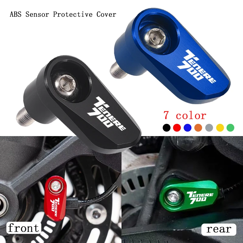 Motorcycle CNC Aluminum Front Rear wheel ABS Sensor Guard Protection For Yamaha TENERE 700 Tenere700 XTZ 700 T700 2019-2025