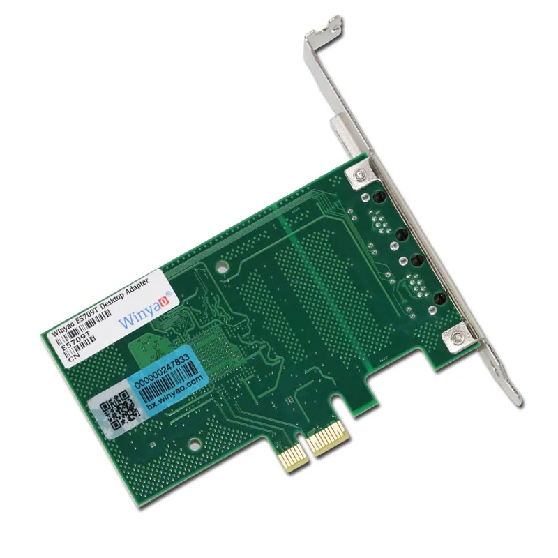 PC Computer Gigabit Ethernet PCI Express PCI-E Network Controller Card 10/100/1000Mbps RJ45 Lan Adapter Converter ISCSI BCM5709C