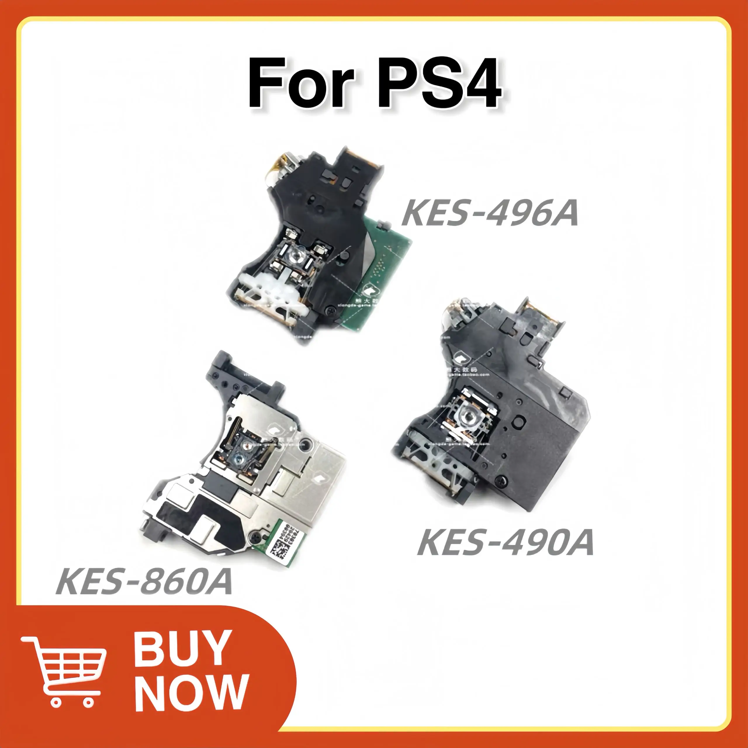 For Playstation 4 Original Head Replacement Parts KES-496A KEM 490A KES 860A Replacement Laser DVD Drive Lens Games