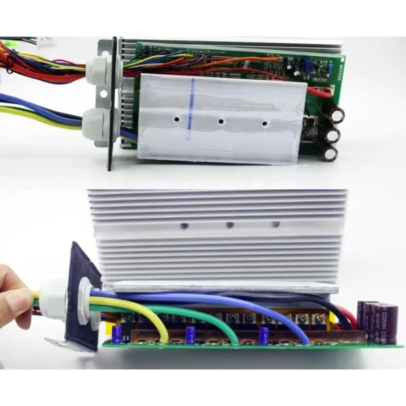 48V 60V 72V 84V 3000W Intelligent Brushless Controller Double Row  18MOS Transistor BLDC Motor Speed Controller for Motorcycle