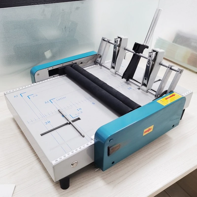 Electric Binding Machine A3 Folding Horse Riding Nail Stapler A4 Booklet Integrated Double Head Binding Machine