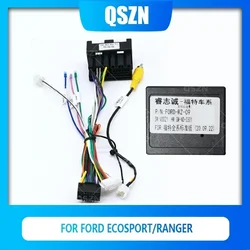 QSZN DVD Canbus Box FORD-RZ-09 For Ford Ecosport/RANGER Android 2 din Harness Wiring Cables Car Radio