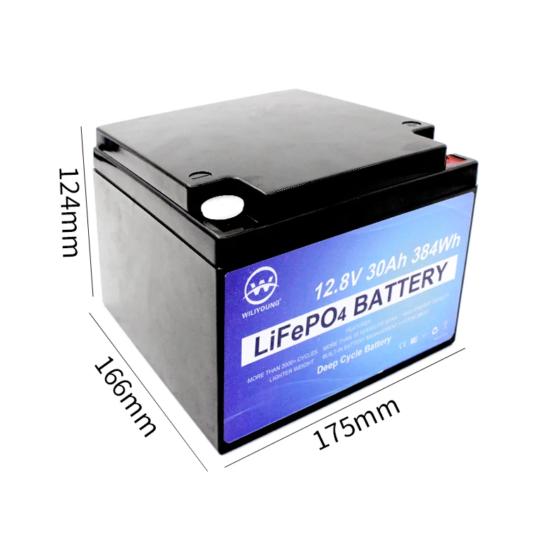 12v large capacity high-power ternary 30ah polymer power lithium iron phosphate aluminum battery