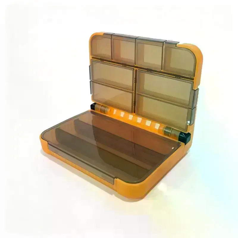 Fishing Tackle Box with Independent Compartments Anti-scratch Storage Organizer for Lures Hooks Sinkers Saltwater Fishing Use