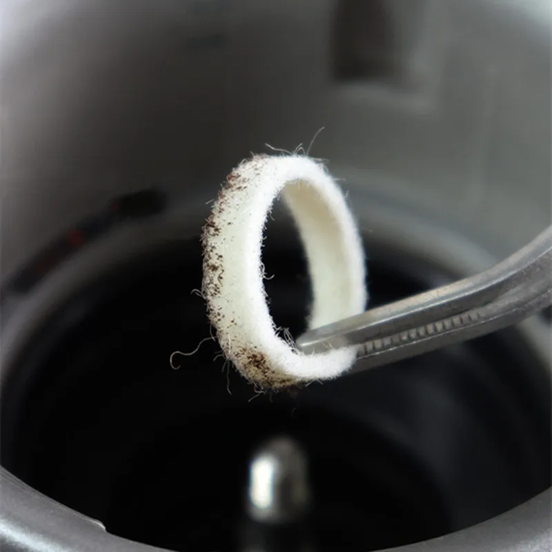 2pcs Wool Felt Seal Gasket for Breville 870 875 878 880,Powder-proof Shock-absorbing Washer Ring for Breville Grinder Burrs Part