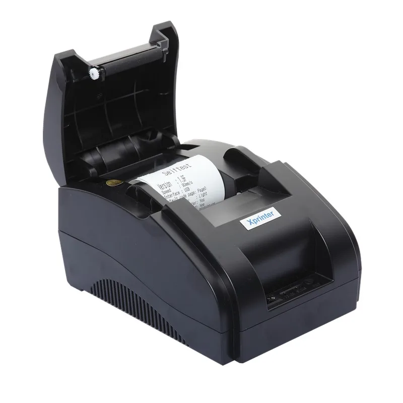 wholesale Xprinter 58mm width Thermal Mini Thermal Receipt Printer POS Printer Low Noise with USB/Bluetooth interface XP-58IIH