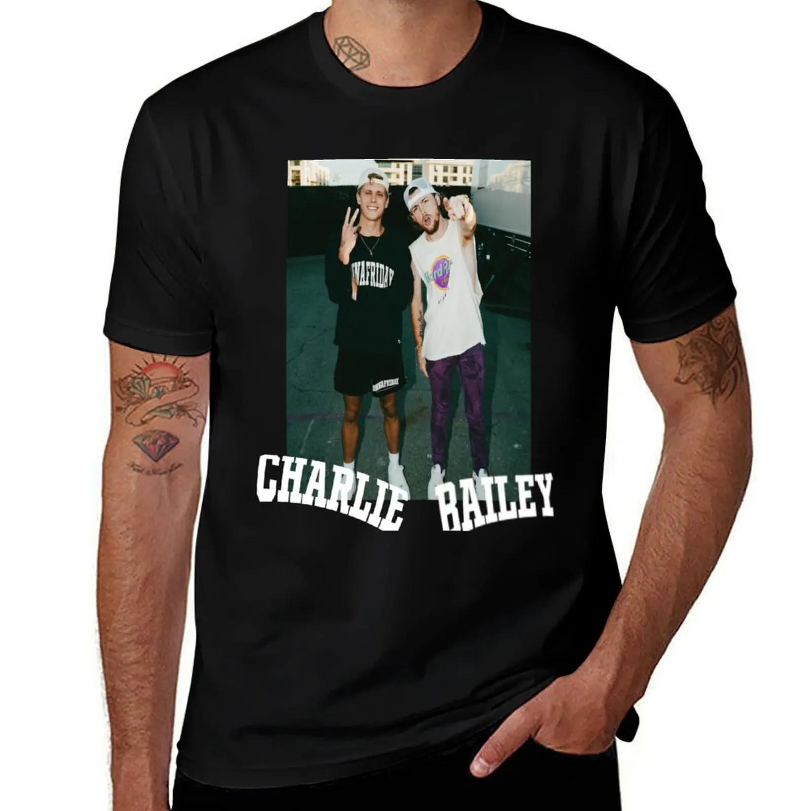 

Charlie & Bailey T-Shirt man t shirt heavy cotton t shirts for man cotton