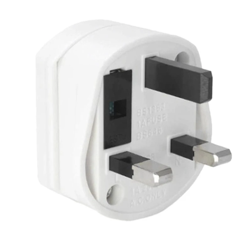 ماكينة حلاقة كهربائية في المملكة المتحدة ، قابس فرشاة الأسنان ، محول المقبس ، للخدمة الشاقة ، 1 أ ، 2 إلى 3 دبوس ، 10 عبوة