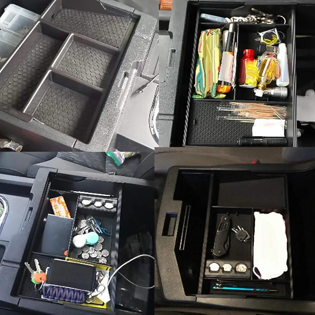 

Car Center Console Armrest Storage Container Box for Toyota for sequoia