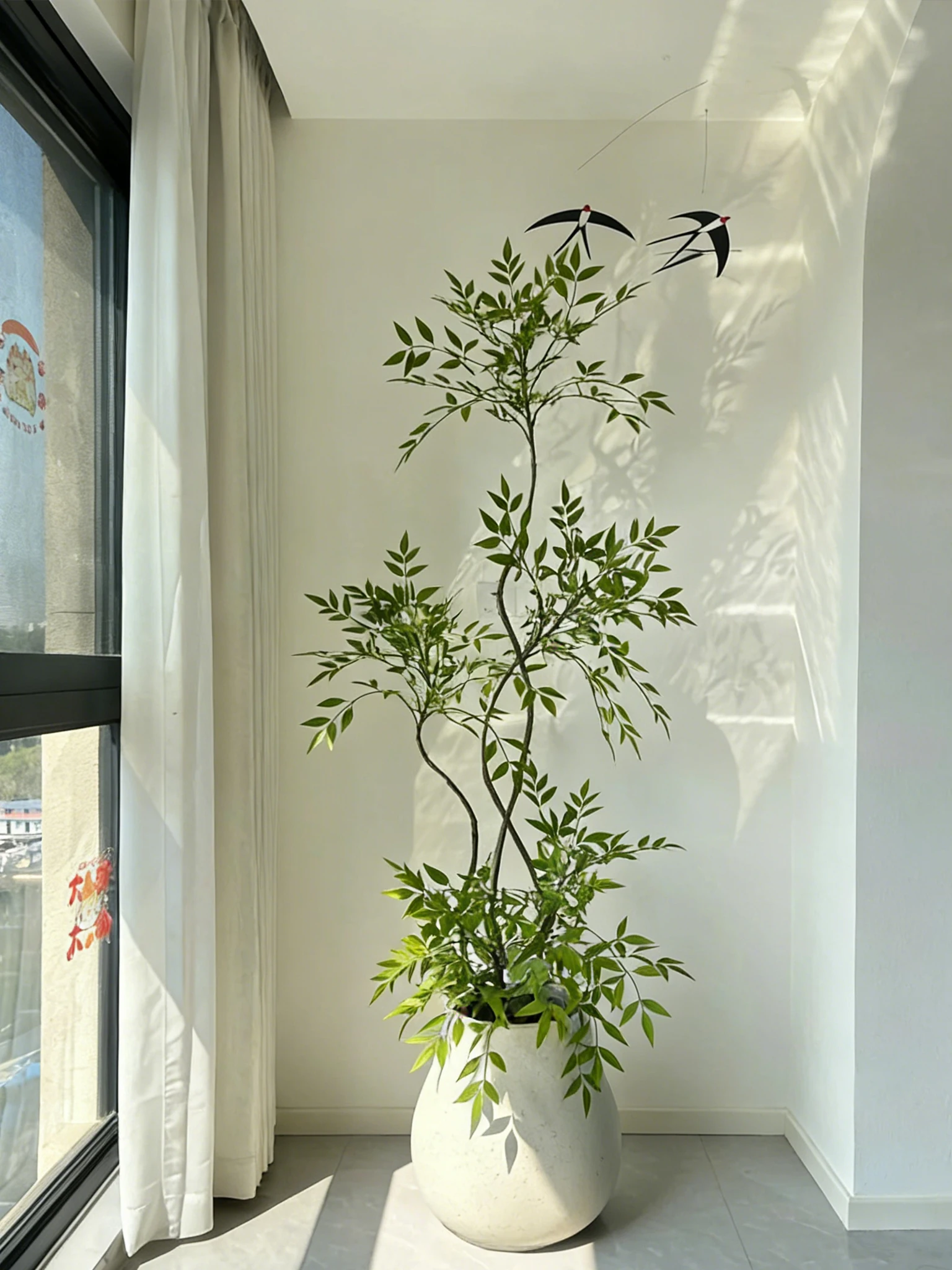 

Indoor Living Room Decorative Faux een Plant South Bamboo Moisturizing Simulation High End Luxury Home Soft Decoration Orna...
