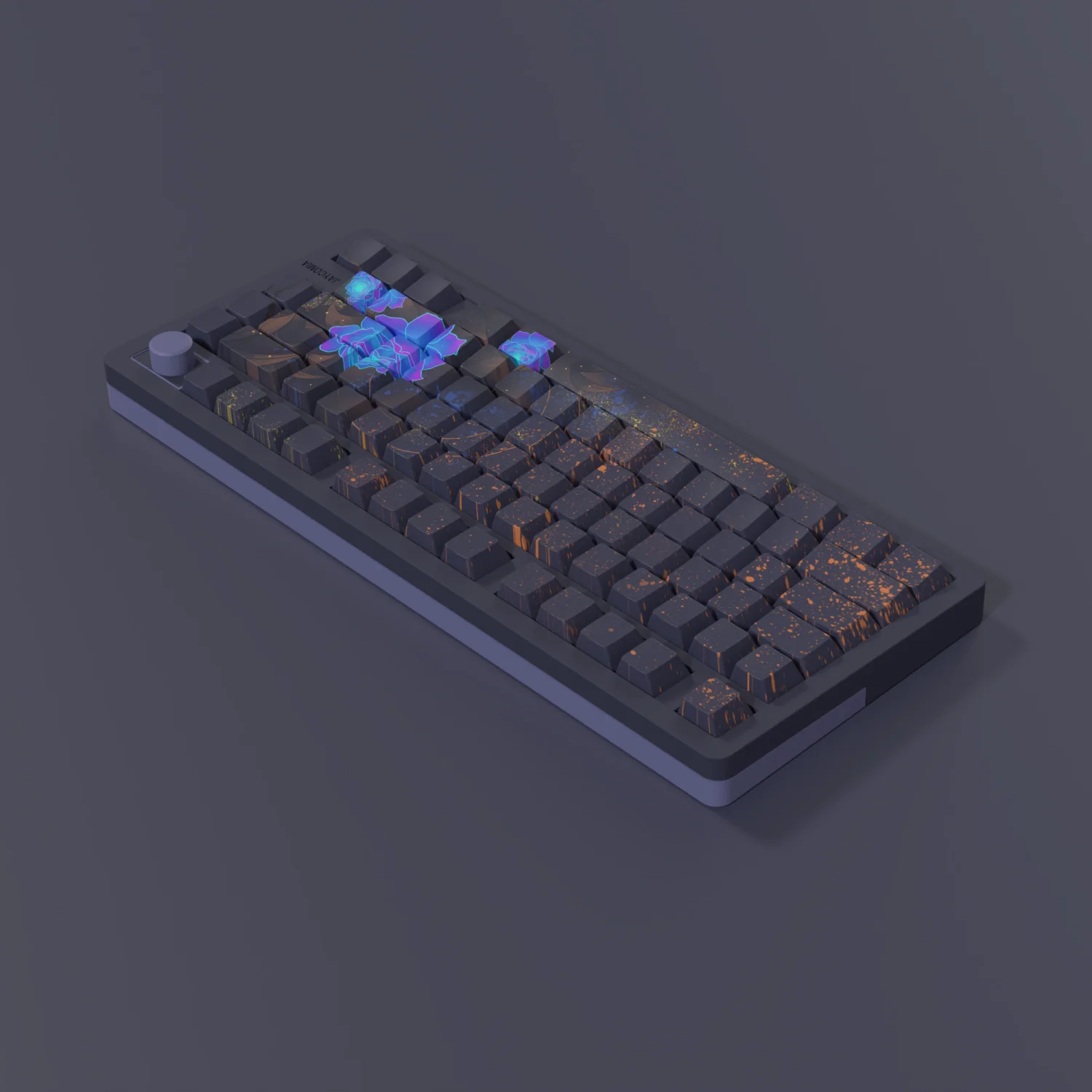 

Peony keycap front side engraved character light transmission Pbt heat sublimation original factory height Wooting mechanical ke