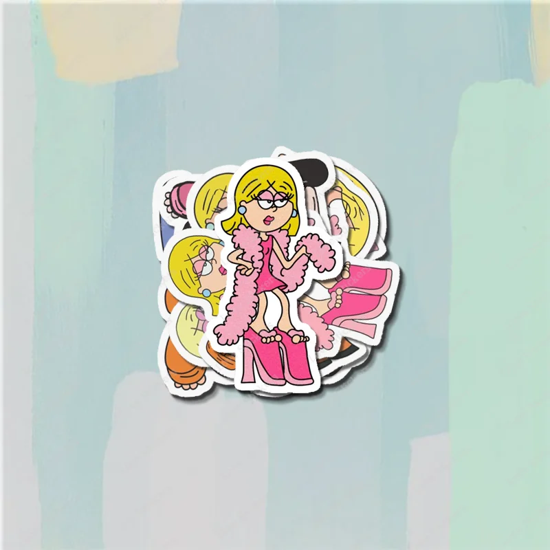 Lizzie Mcguire Fashion 5PCS Stickers for Living Room Bumper Anime Cute Kid Car Art Print Window Home Decor