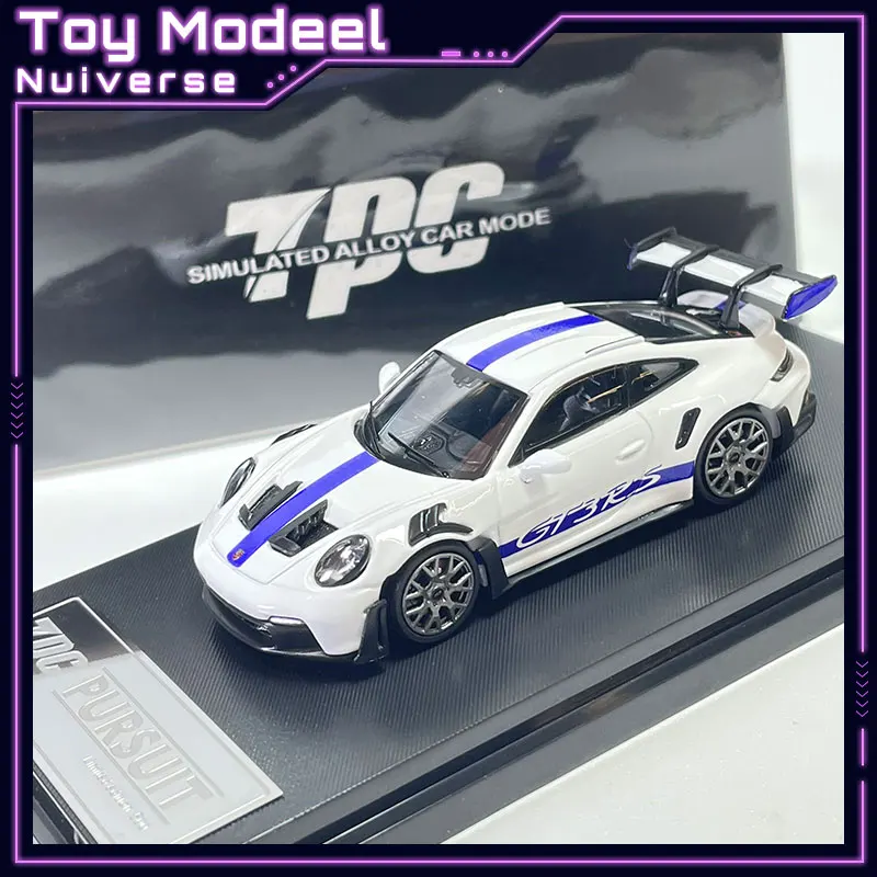 TPC 1:64 Scale Diecast Alloy Car Model Porsche 911 GT3 RS 992 Exquisite Highly Detailed Collectible Mini Car Replica Perfect Gif