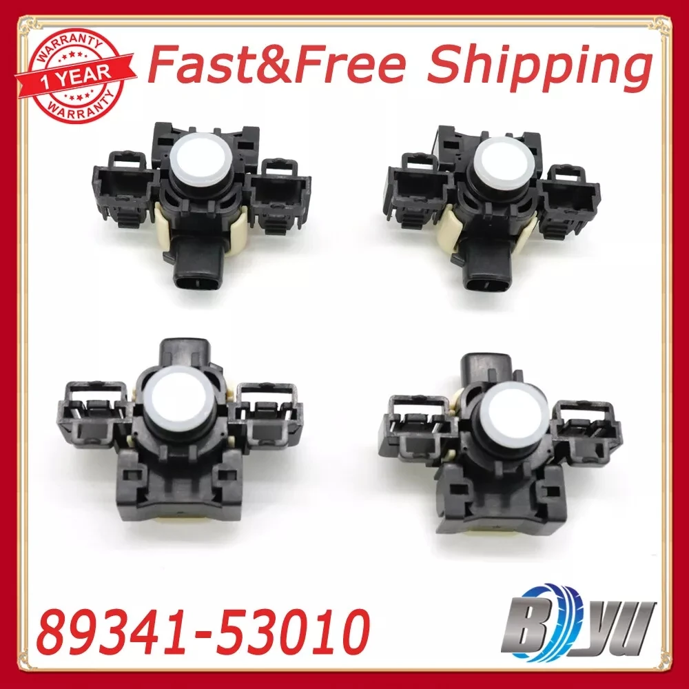 

Car White PDC Parking Sensor 89341-53010-C0 4PCS For Lexus ES350 ES300h 2013-2015