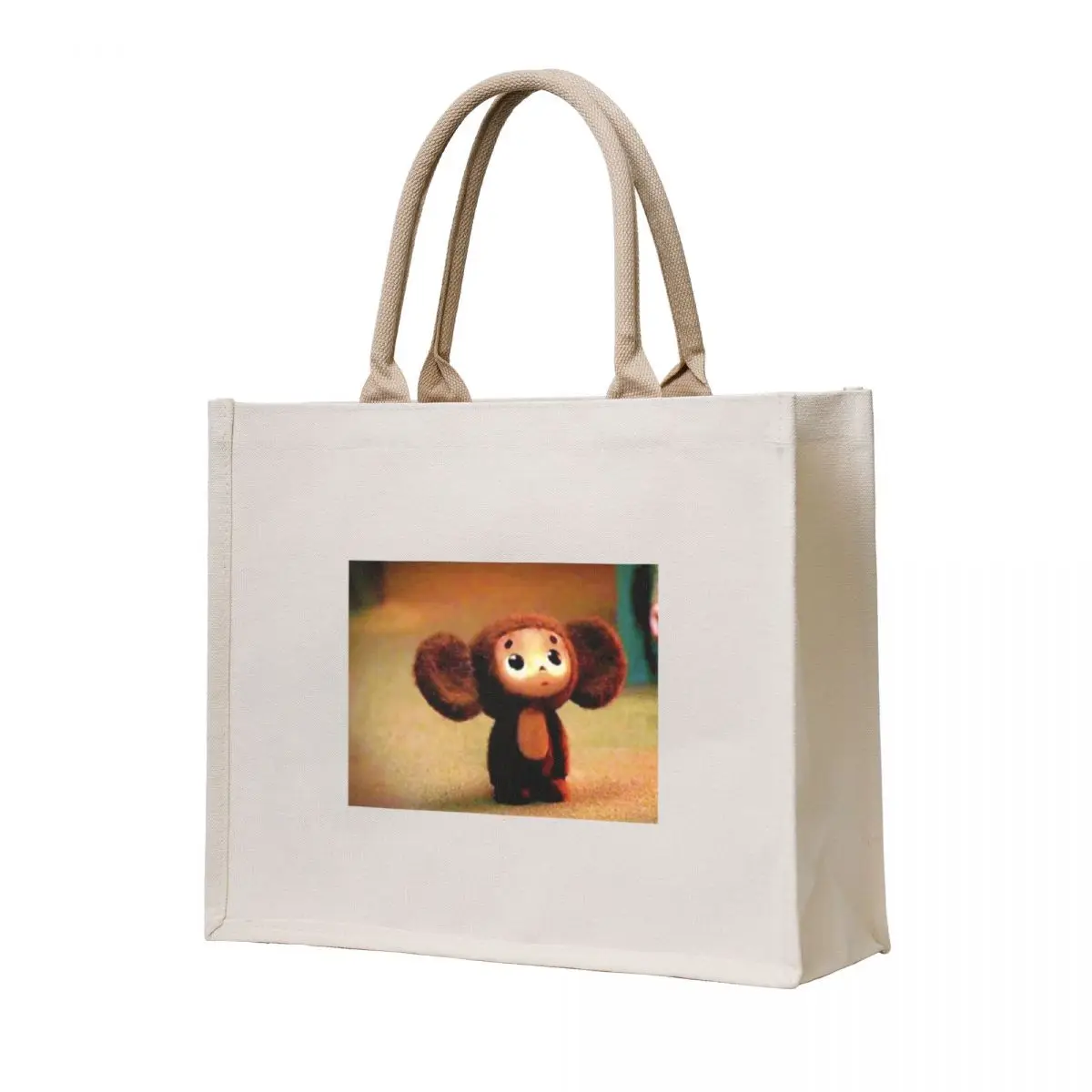

Cheburashka Tote Bag reusable shopping bags Canvas canvas tote Beach bag