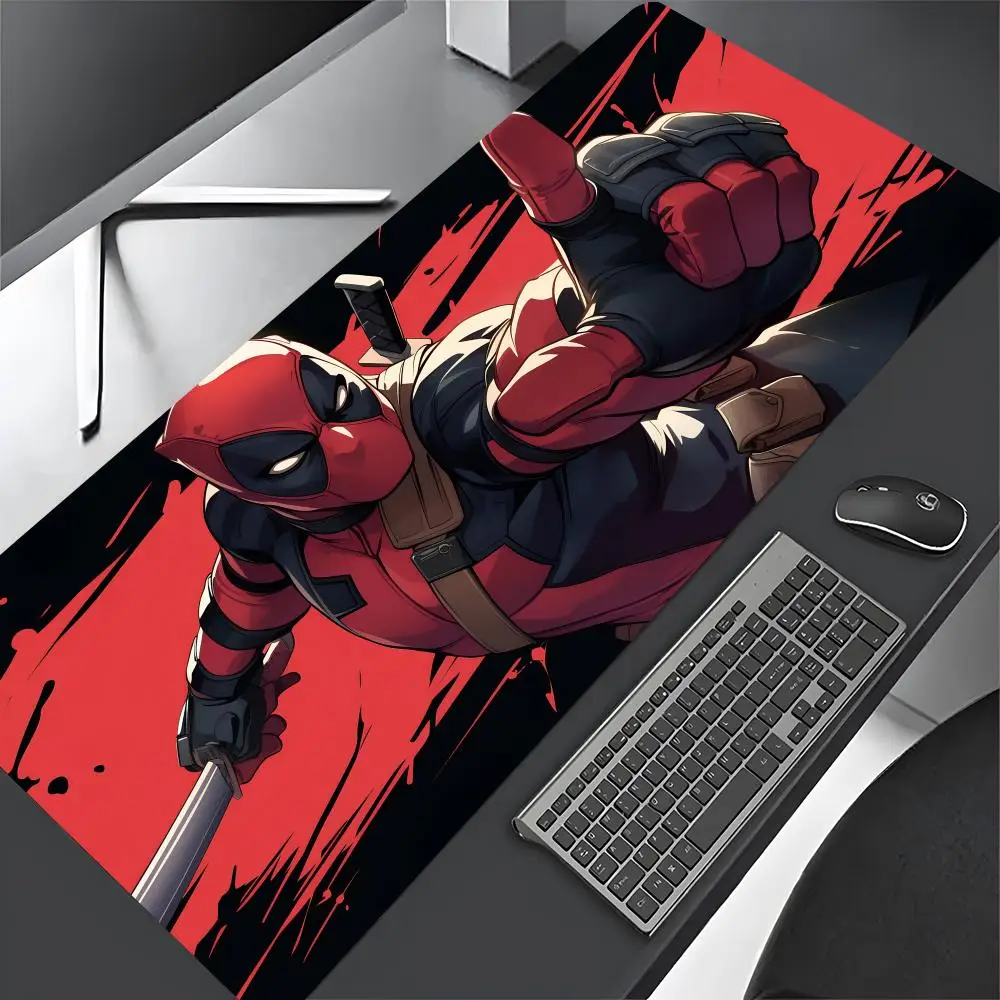 hero Deadpool Mouse mouse pad Pad Gaming Abstract Large 800x400mm MouseMat Gamer XXL Mause Carpet PC Desk