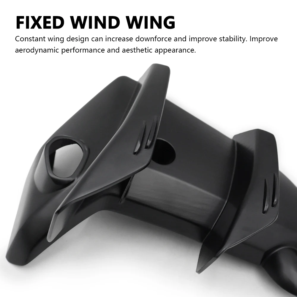 Motorcycles Accessories Racing Fixed Wind Wing Side Spoiler Front Fairing Winglets For Yamaha MT-10 2026 mt10 2025 2024 2023 22