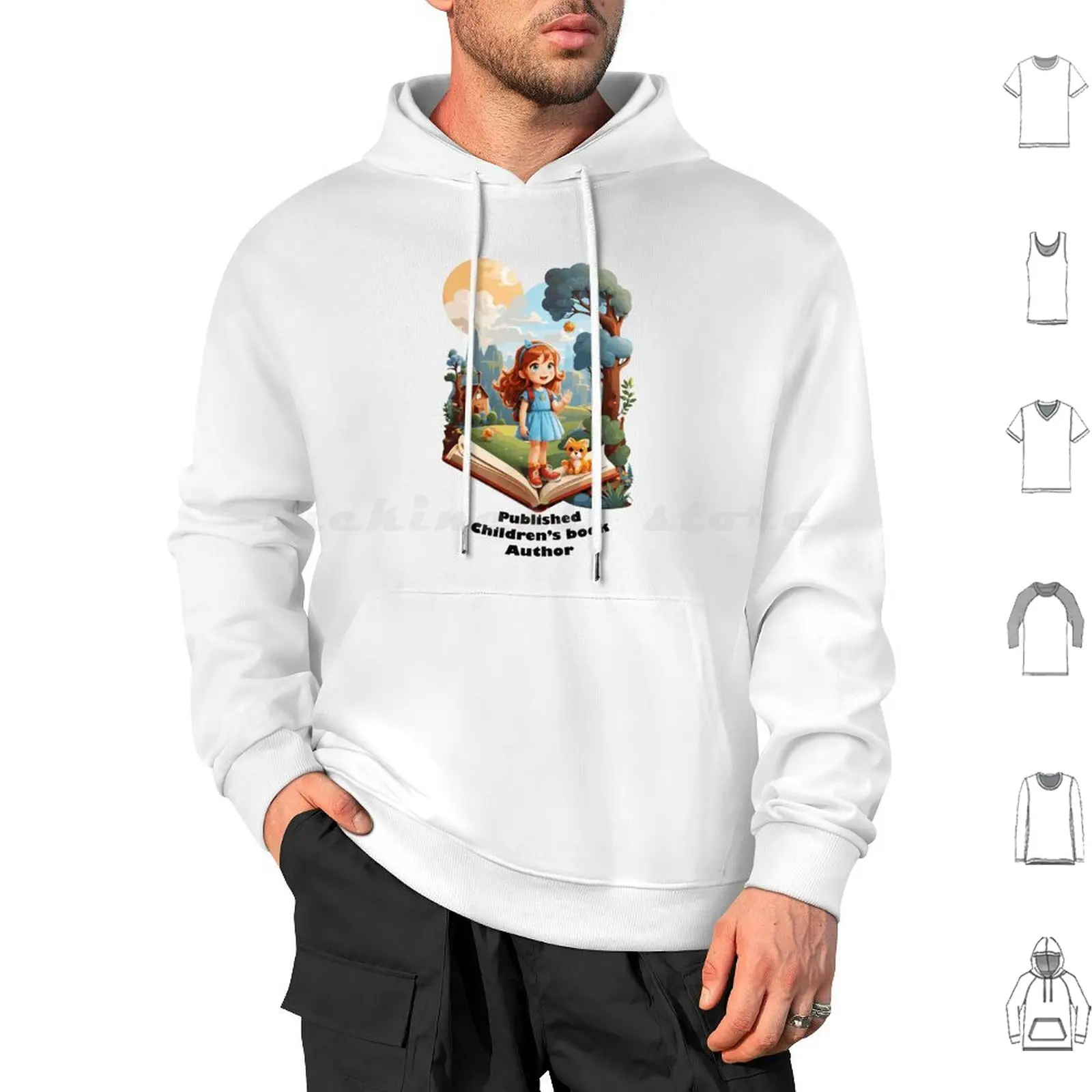 Published Children'S Book Author Hoodies Long Sleeve Childrens Book Author Author Publisher Writer Poet Kids Book