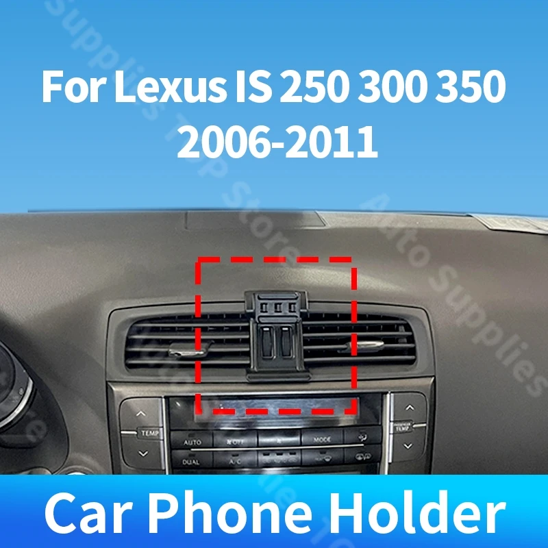 

Car Phone Holder Special Fixed Bracket Wireless Charger For Lexus IS 250 300 350 2006-2011 For Car Auto Interior Accessories