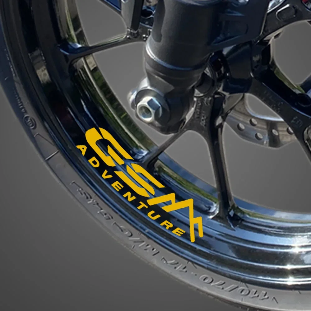 오토바이 스타일링 장식용 'GSM 어드벤처' 스티커 2개 세트 - 어드벤처 라이딩 테마 데칼 액세서리