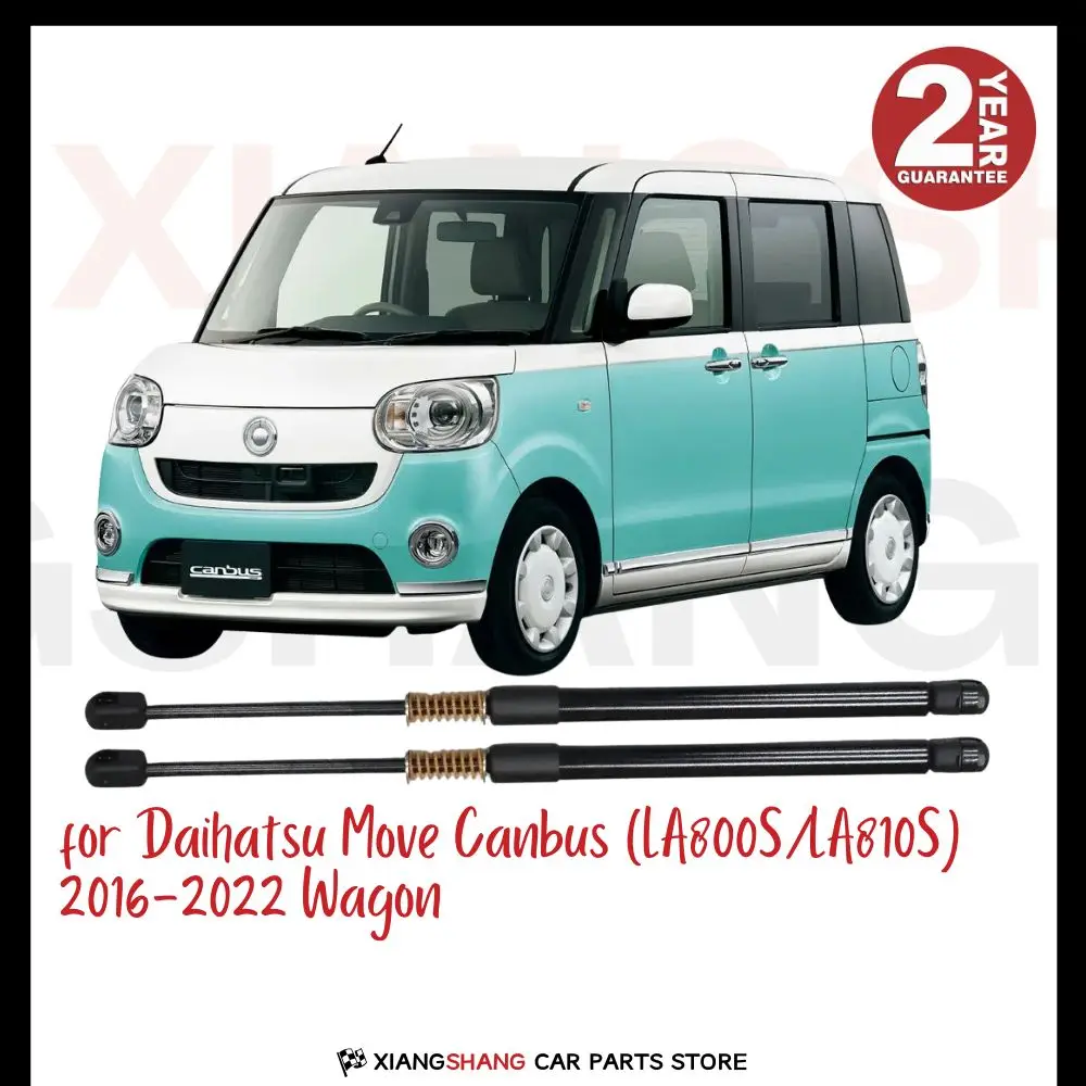 

2pcs Rear Damper for Daihatsu Move Canbus (LA800S/LA810S) 2016-2022 Wagon WITH SPRING Trunk Boot Gas Charged Gas Struts