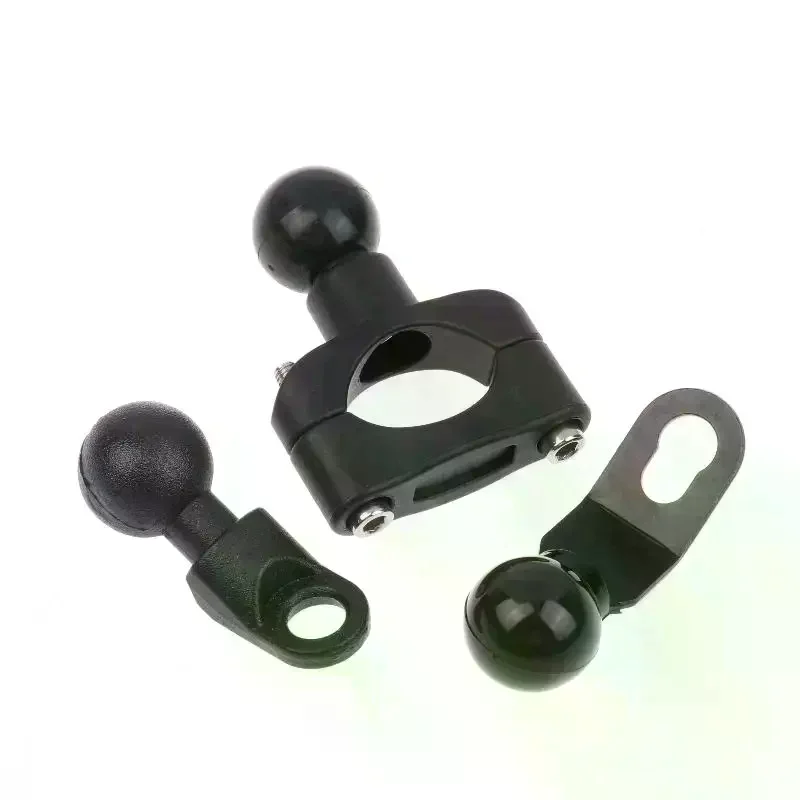 1 Set 2.3cm Ball Clamp Bracket For Motorbike Phone Holder PJ10/PJ13/PJ18 Motorcycle Handlebar Mount Base Kit Accessories