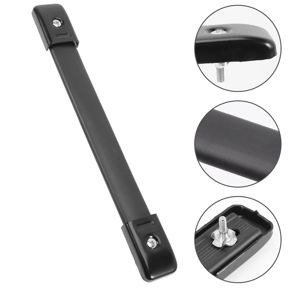 

2pcs Black Rubber les for Speakers Guitar Amplifiers Boxes Comfortable Grip Easy Installation Speaker H Replacement Luggage H