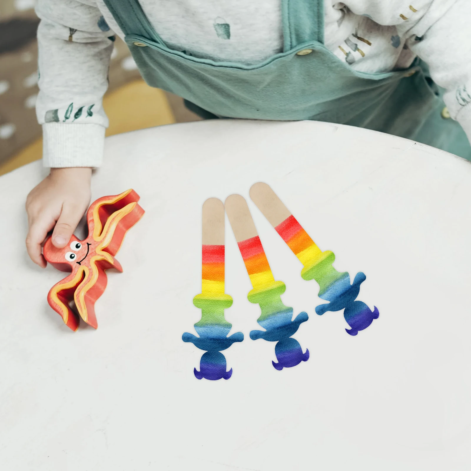 

20 Pcs Wooden Slices Blank Boards DIY Crafts Wood Chips Graffiti Supplies Unfinished Pieces Children Toys Household Decorations