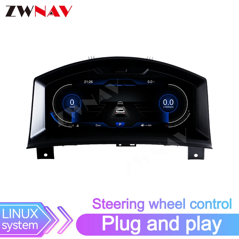 

ZWNAV 12,3-дюймовый спидометр, приборная панель для Opel Astra 2004-2010, цифровой кластер, приборная панель, автомобильная