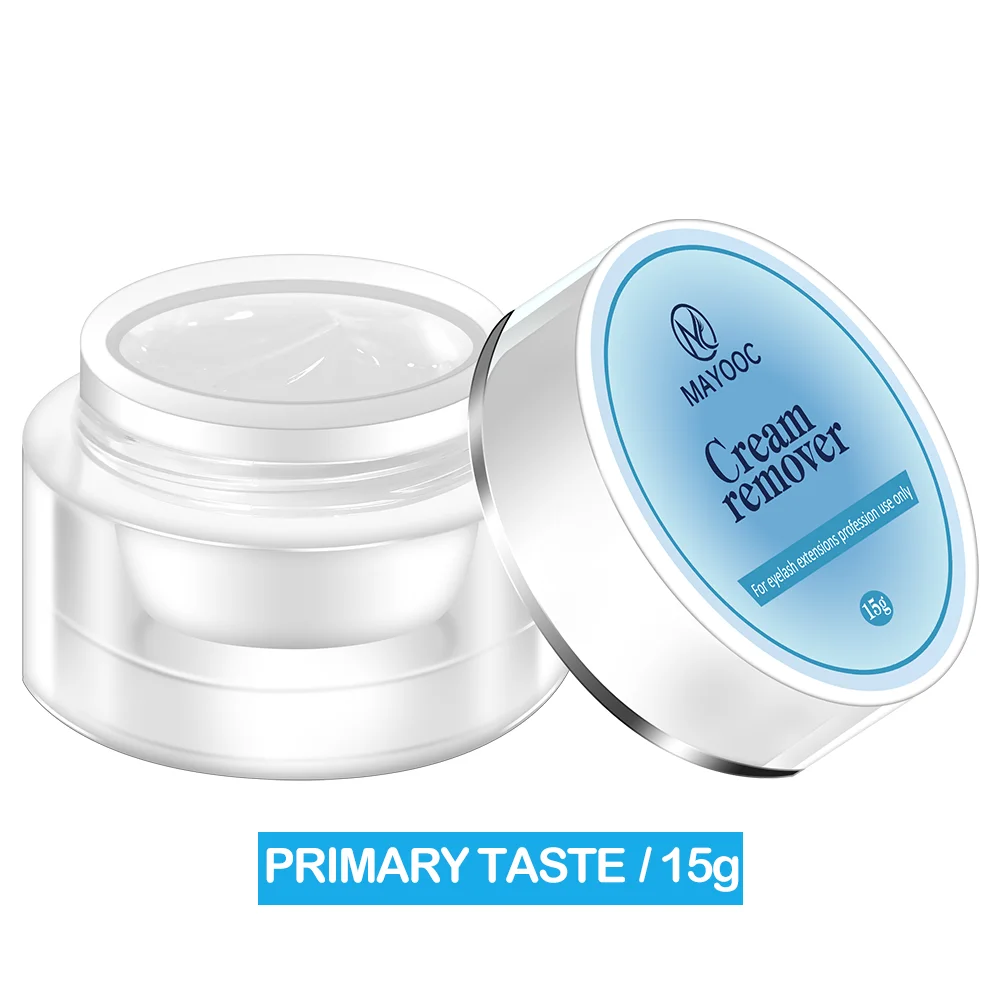 MAYOOC 5/15g Wimpernkleber-Entferner Schnelltrocknender Transparenter Professioneller Creme-Entferner für Wimpernverlängerung Individuelles Logo