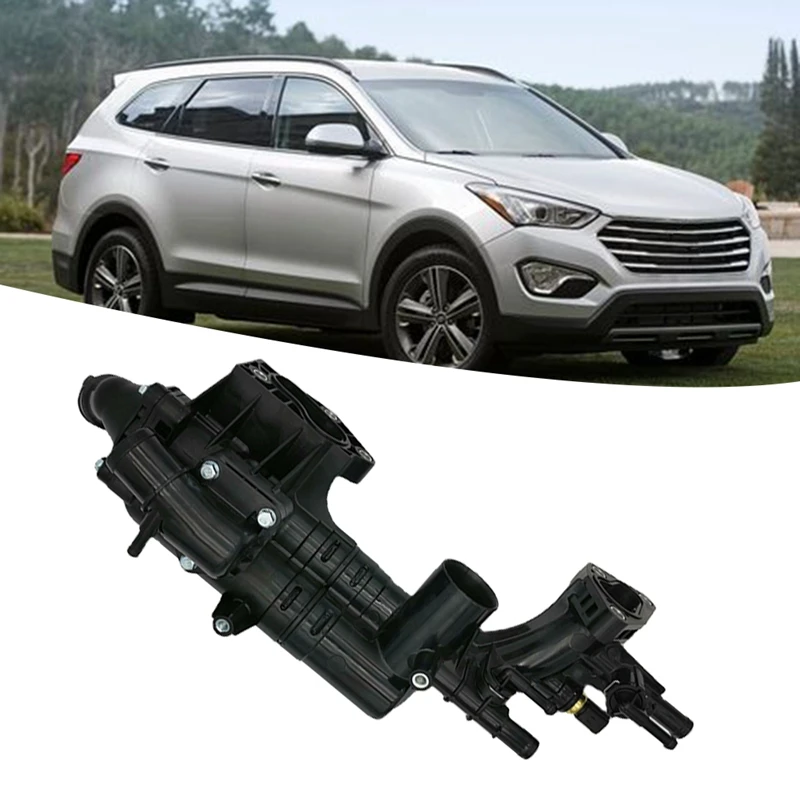 Engine Coolant Temperature Control 25600-3CAE0 For Hyundai Santa Fe Azera Sorento Cadenza 3.3L 2014-2018 Parts Thermostat Unit