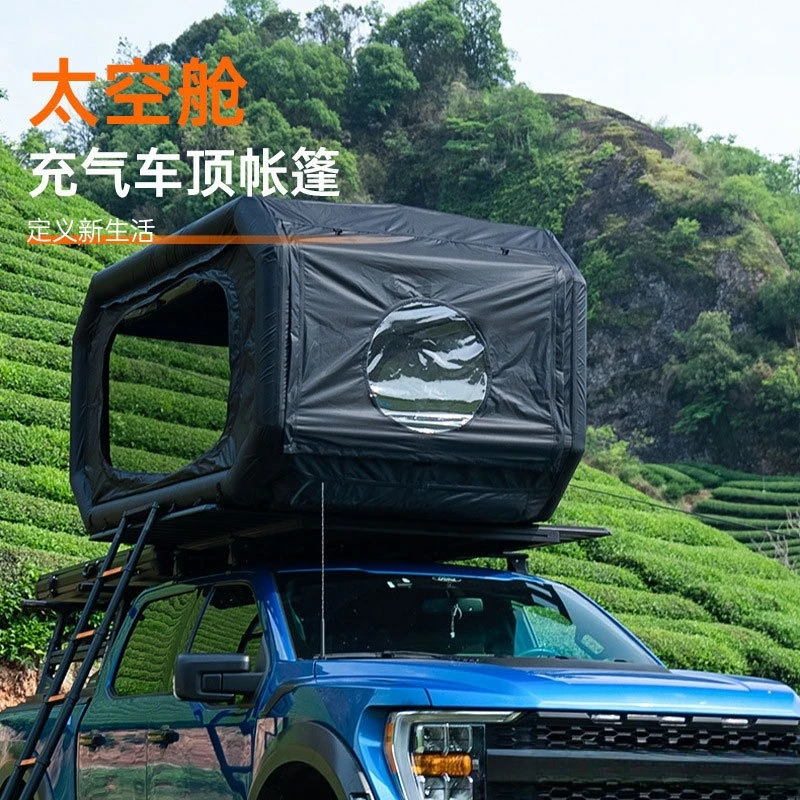 

Ultra Lightweight Space Capsule Inflatable Tent Outdoor Rainproof Shade Camping Tent Portable Family Roof Tent