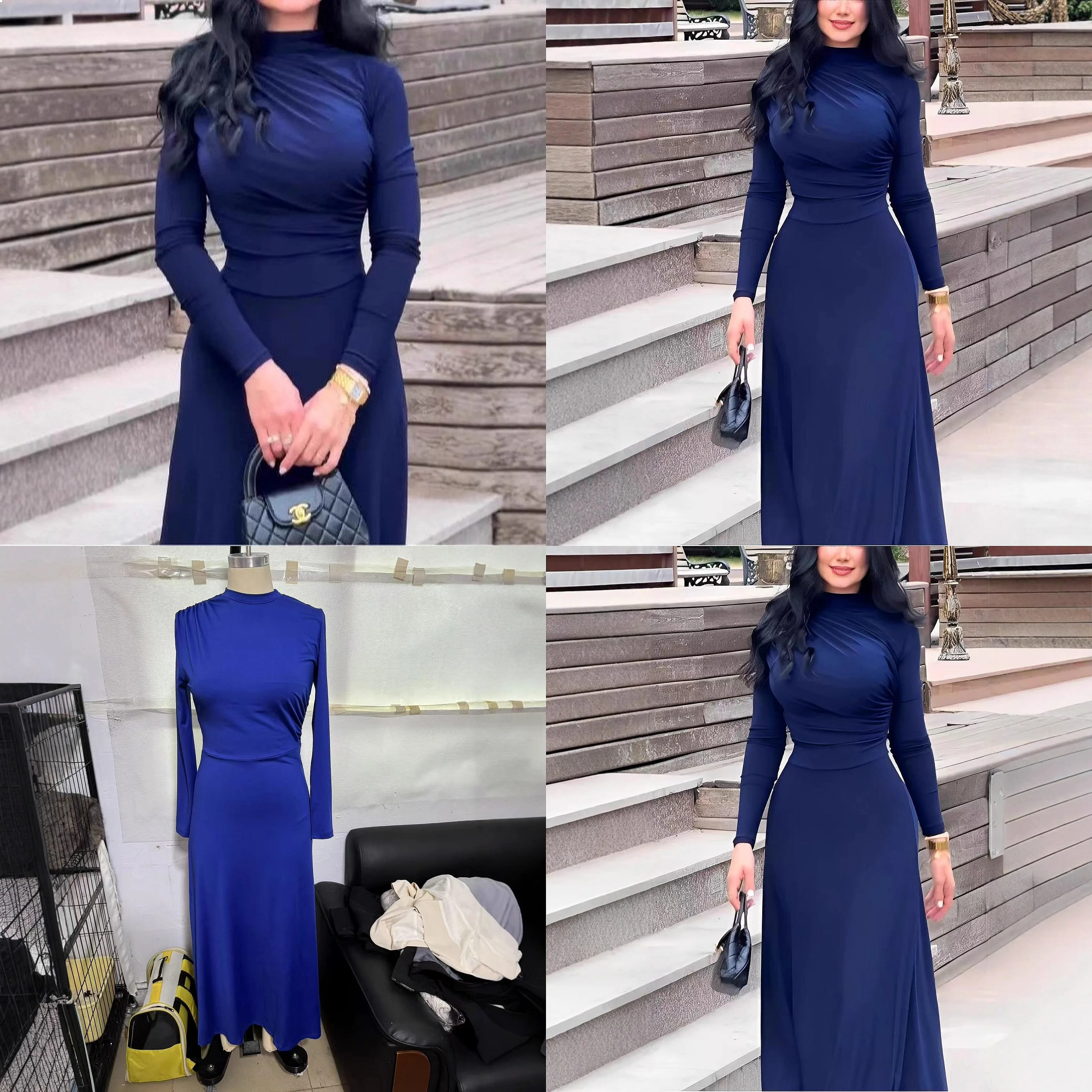 

Sexy Bodycon Long Dress Women Slim Fit Knit Dress Spring Summer Mini Club Dress Dresses