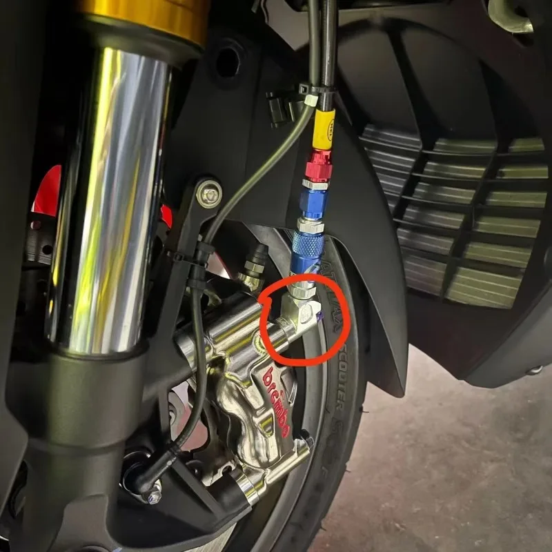 

Popu For Motorcycle Brake AN-3 AN3 for Honda Suzuki Accessories Line Hose Fluid Aluminum