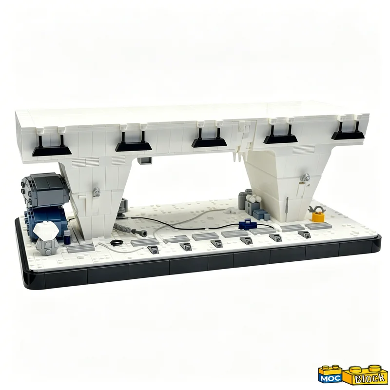 NEW 2411PCS War Series Character Hero Base Hangar Bay Diorama MOC Custom Building Blocks Educational Assembly Toy Birthday Gift