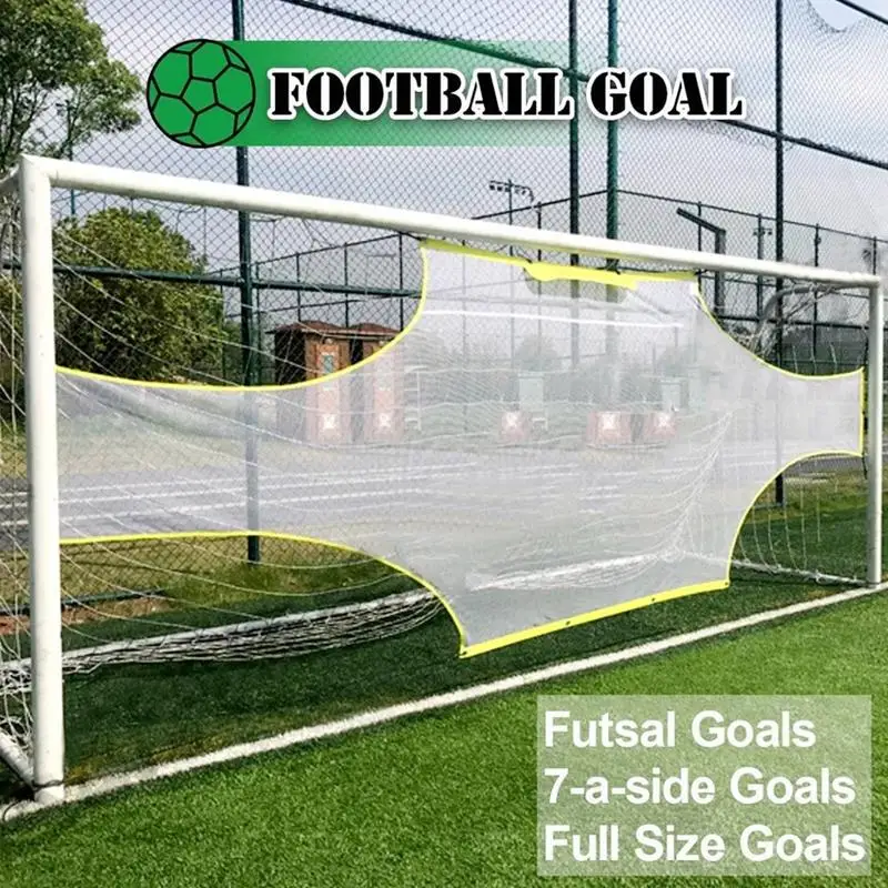 Soccer Goal Net Professional Soccer Nets For Backyard Portable Carry Bag Weatherproof Soccer Training Equipment For Kids Adults