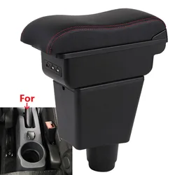 For Renault Logan 2 Armrest For Dacia Logan 2 dokker Renault Sandero 2 Car Armrest Box Curved Surface leather Simple installatio
