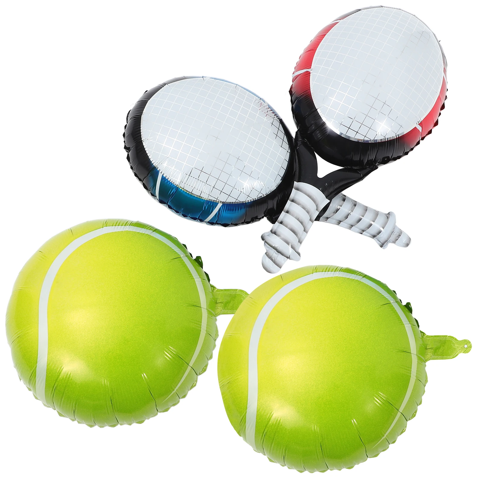

Tennis Birthday Party Decorations Balloon Set with Racket and Ball for Themed Event Sport Party Supplies