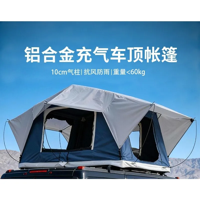 Portable Inflatable Car Roof Tent Windproof Waterproof For Self‑Driving Tour Off‑Road Vehicle Outdoor Camping Hiking
