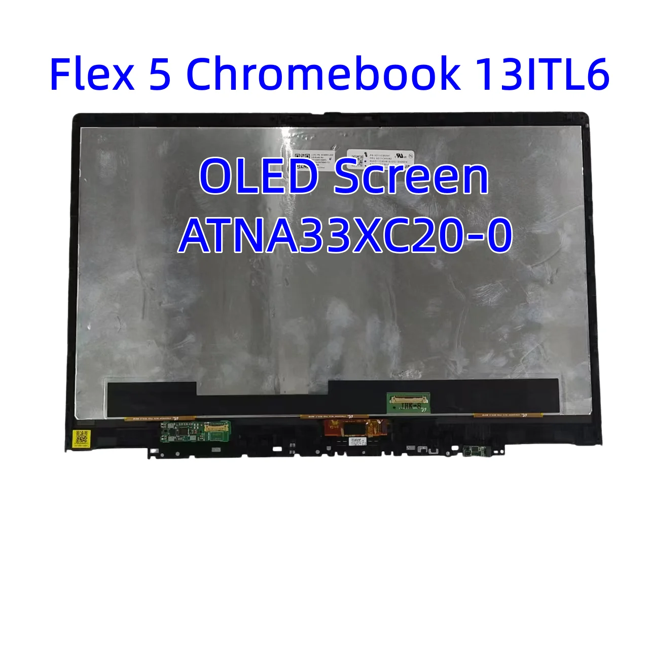Tela de Toque Lcd para Lenovo Flex Chromebook Montagem do Painel Oled 13itl6 8m7 5d10s39717 Atna33xc200 133 Polegadas Fhd Display Oled