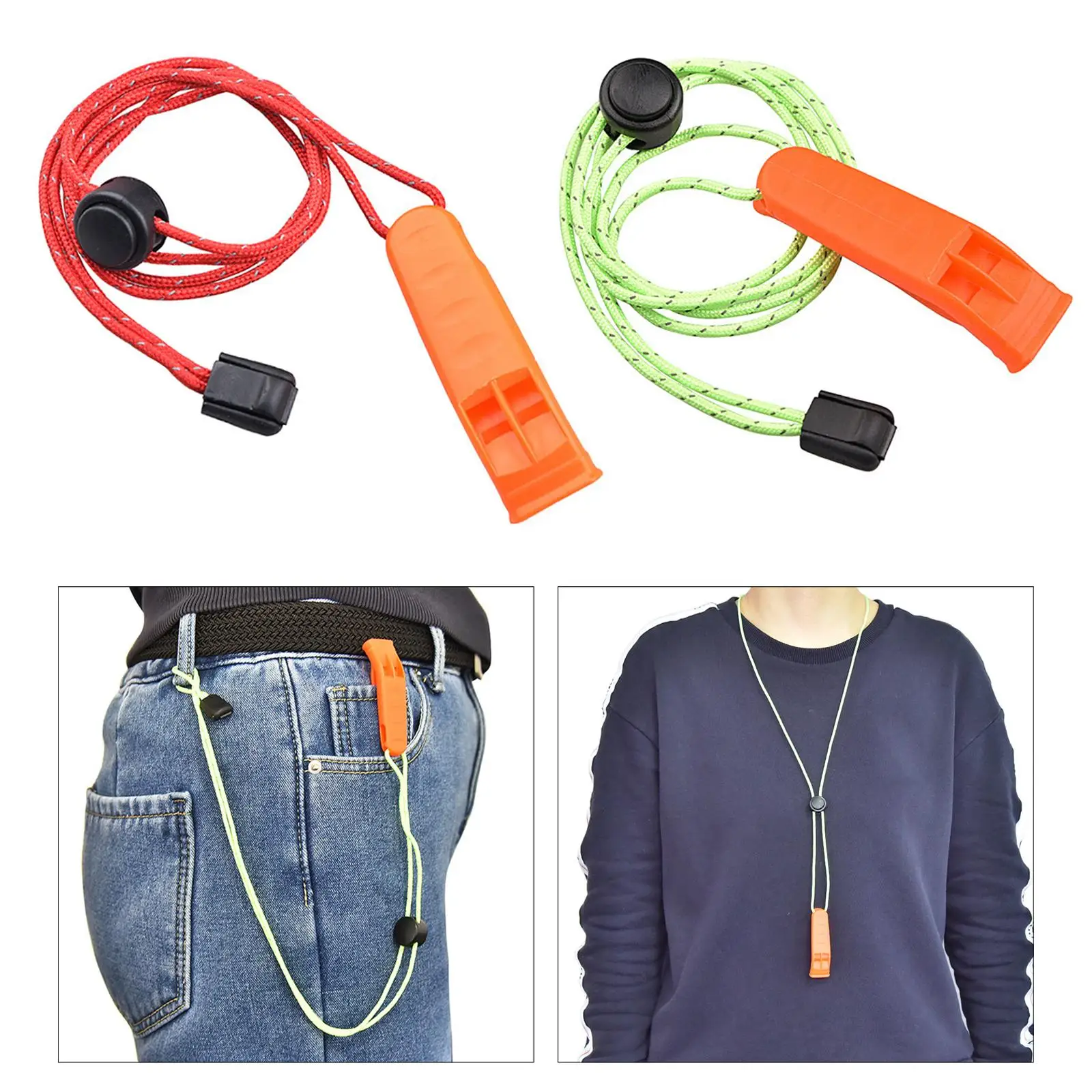 Emergency s, Outdoor with Lanyard for Hiking Hunting Boating Kids Adults Lifeguard