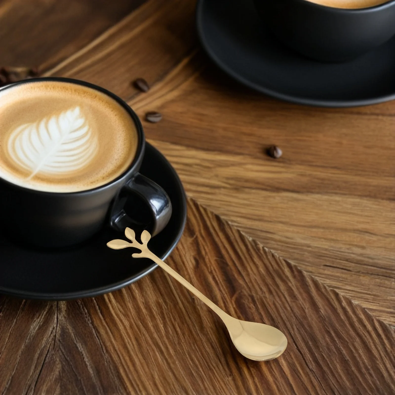 

20pcs Stainless Dessert Spoons Gold Mini Coffee Stirring Sugar Ice Cream Teaspoons Condiment Mixing Measuring Serving