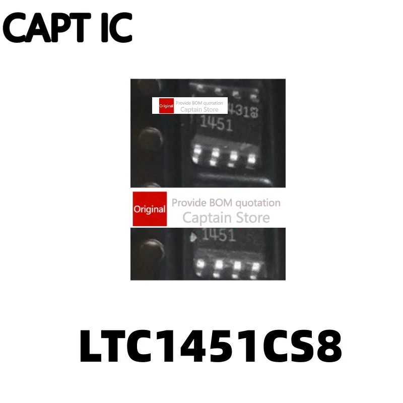 

5PCS LTC1451CS8 LTC1451IS8 LT1451 LTC1451 SOP8 Digital to Analog Converter Chip