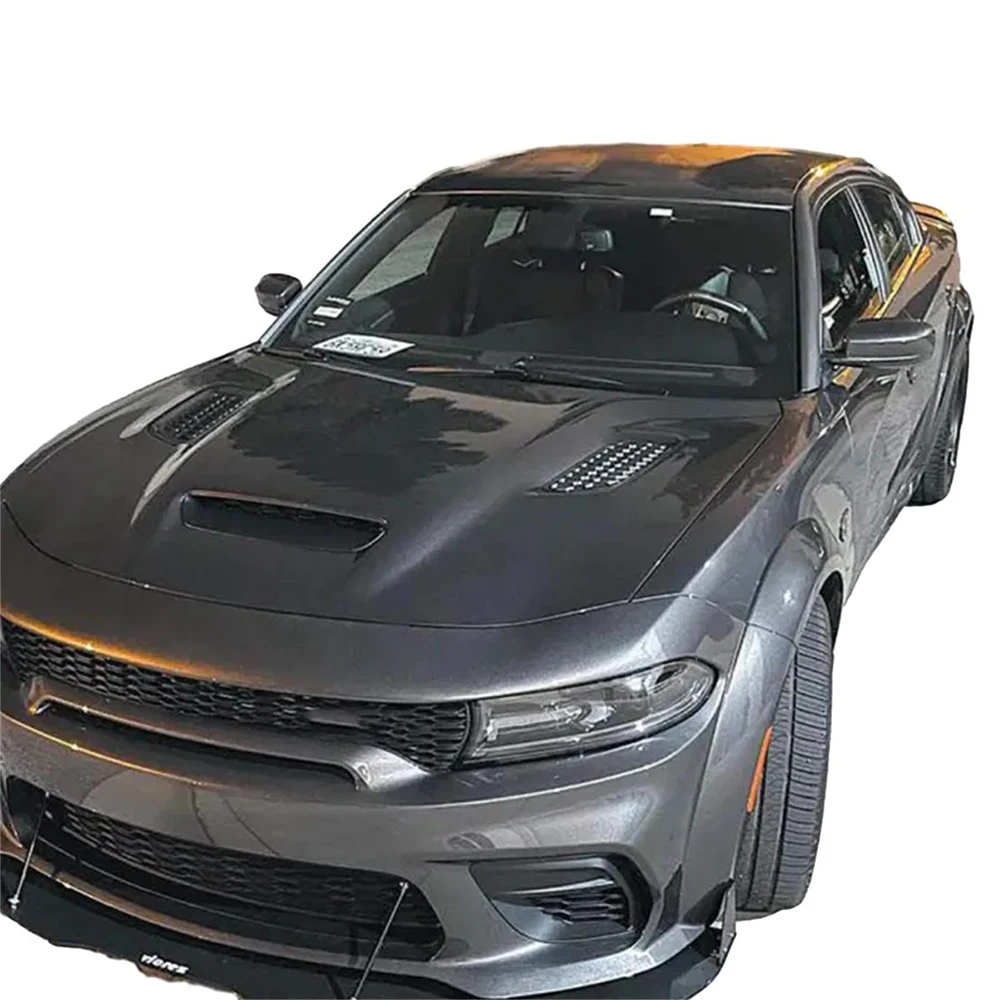 Carbon Fiber Fibre Front Engine Hood Bonnet for Dodge Charger SRT 2015+