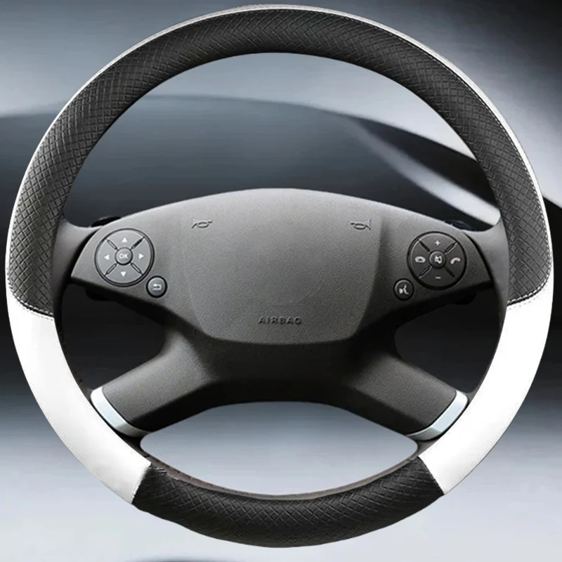 Car Steering Wheel Cover For Mercedes Benz E Class W212 2009 2010 2011 2012 Fix Worn OEM Wheel